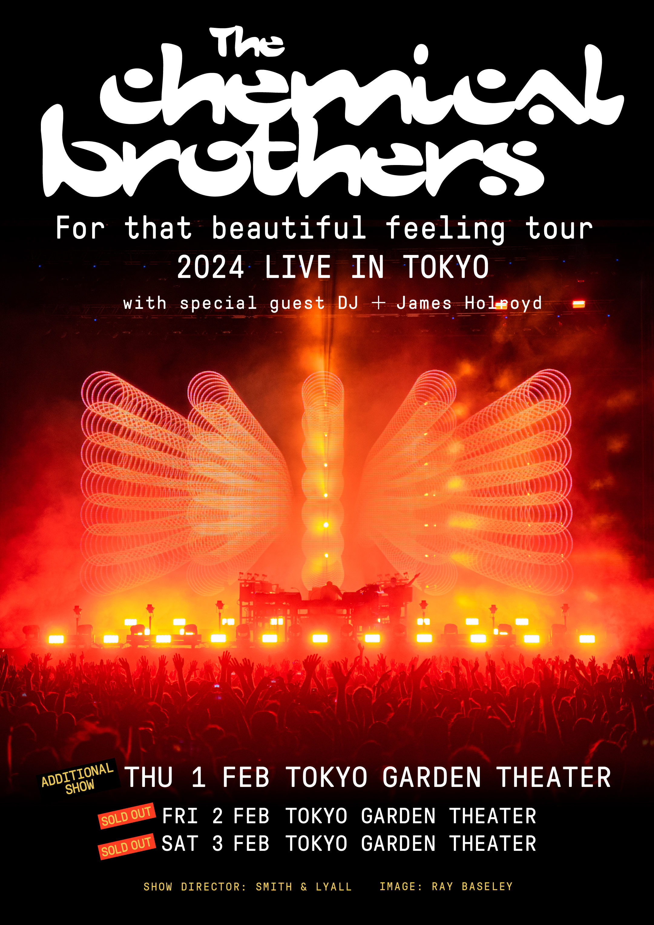 CHEMICAL BROTHERS FEBRUARY 2024 JAPAN CHEMICAL BROTHERS FEBRUARY 2024 JAPAN